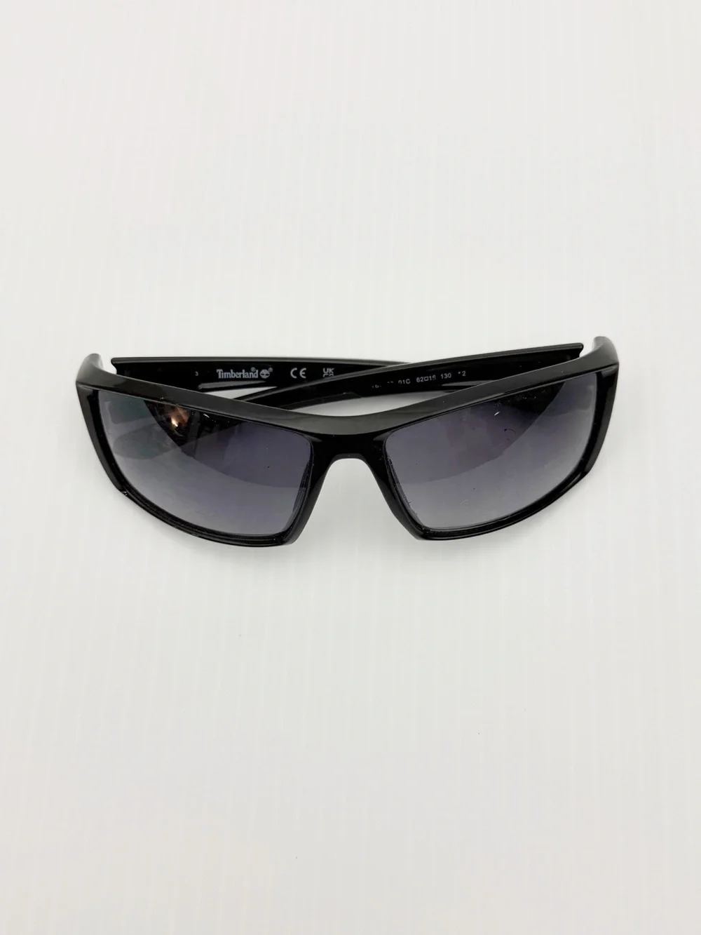 Timberland Black Plastic Rectangular Sunglasses Glasses